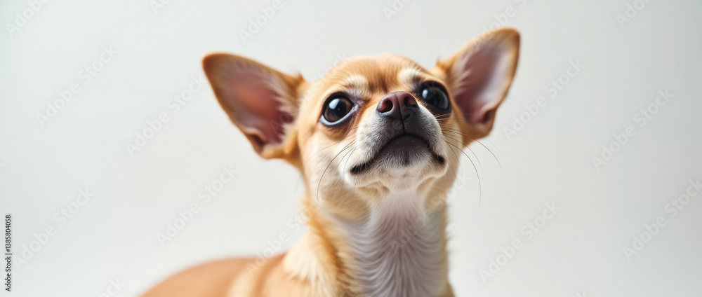 Chihuahua Dog – Expressive Round Eyes and Attentive Gaze – Close-Up Portrait Chihuahua Dog – Expressive Round Eyes and Attentive Gaze – Close-Up Portrait