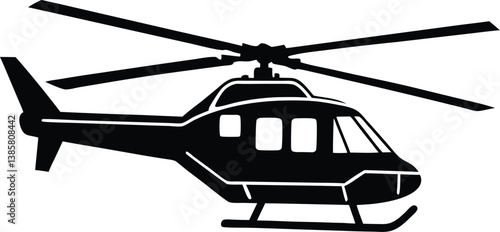 helicopter vector illustration.