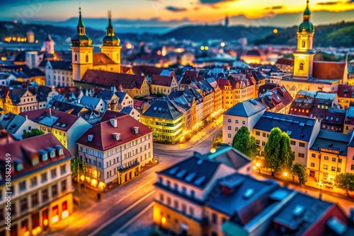 Miniature Cityscape Duel: Tilt-Shift Photography, Two Worlds Collide