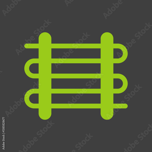 Towel Rail trendy art lovely abstract vector illustration colorful useful design