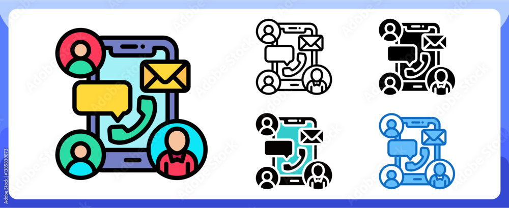 Networking Icon Business Opportunity and Planning Management Multi Style Design Vector Concept Networking Icon Business Opportunity and Planning Management Multi Style Design Vector Concept
