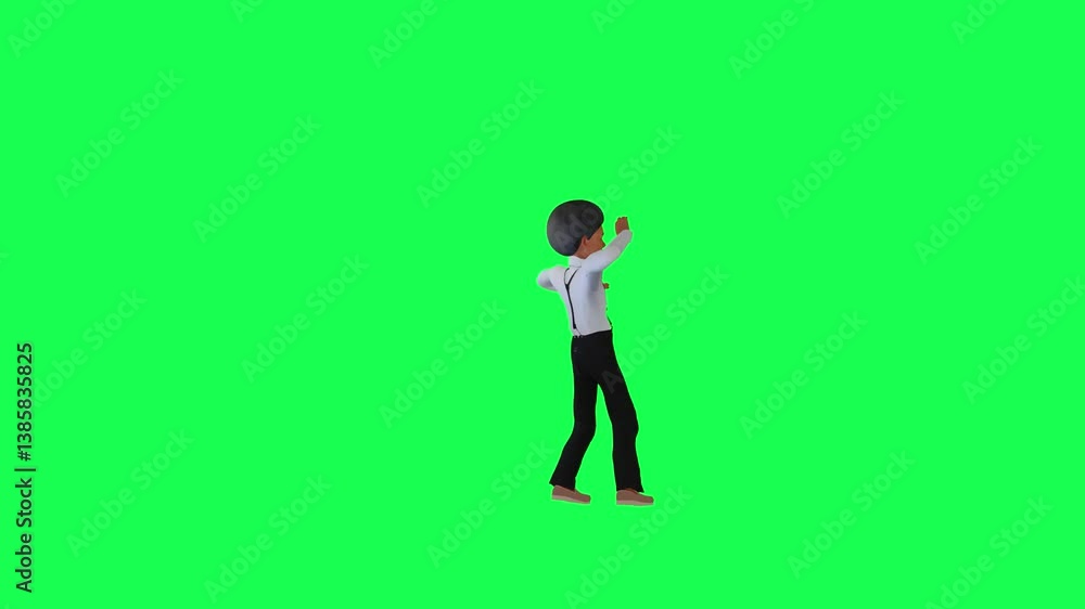 A seamless chroma key animation with 3d man dancing, green screen with with chroma key background, suitable for animation and design projects. A seamless chroma key animation with 3d man dancing, green screen with with chroma key background, suitable for animation and design projects.