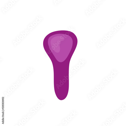 Bacteria Clostridium botulinum. Cartoon bacteria, biological microorganism. Microorganism flat vector illustration.