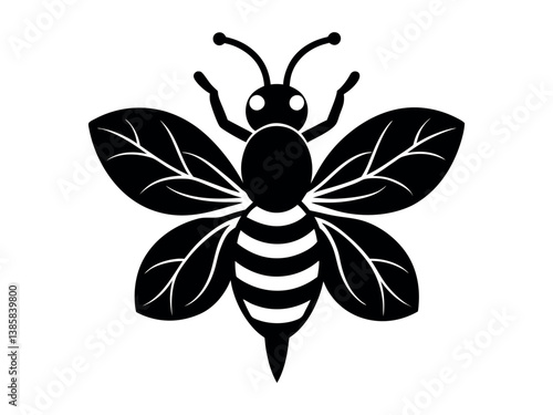 mantis silhouette illustration vector Art