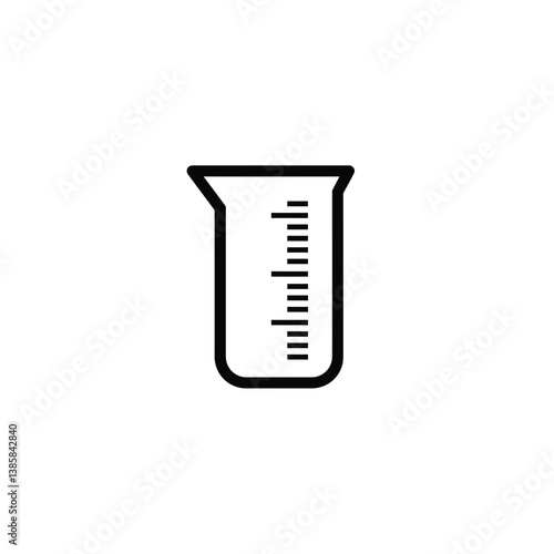 test tube isolated on white