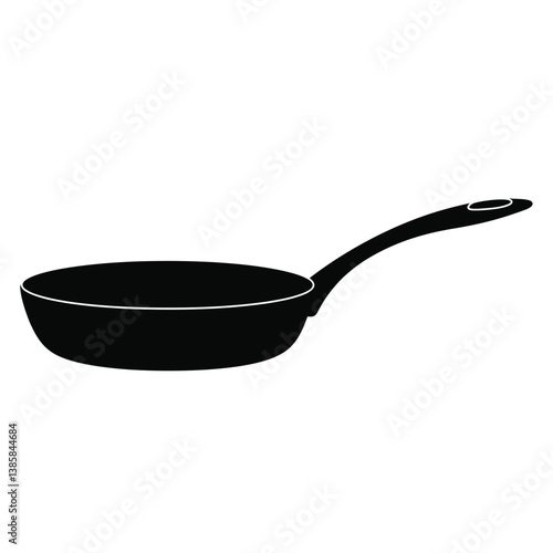 frying pan isolated on white