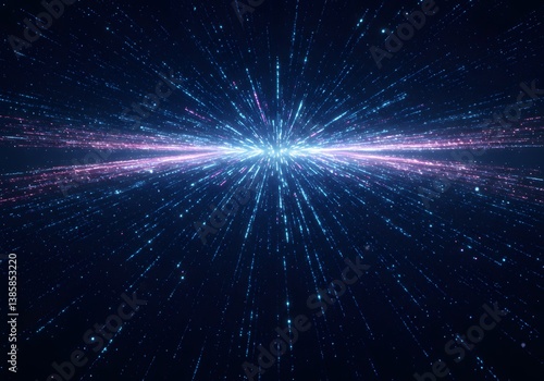 Abstract Speed Light Trails Motion Background