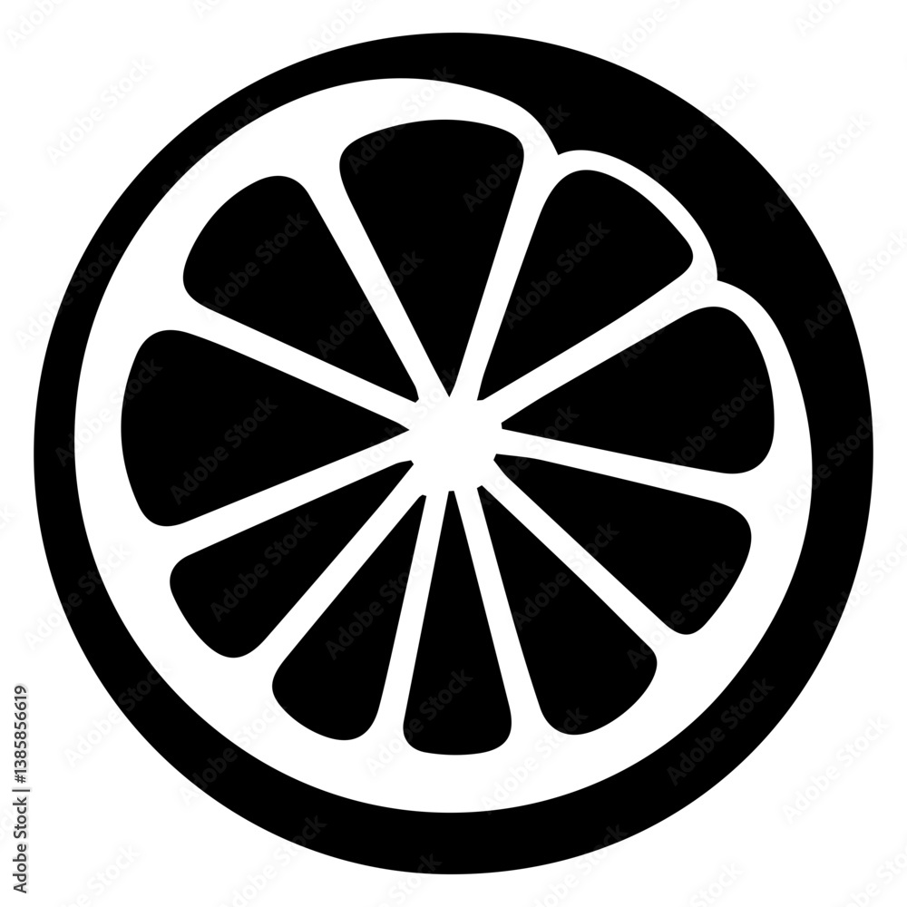 Fototapeta premium Lemon and lime unique abstract summer creative design