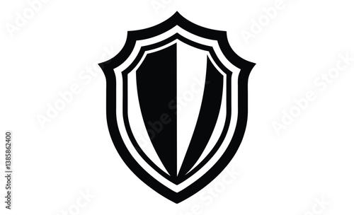 shield icon vector shape silhouette
