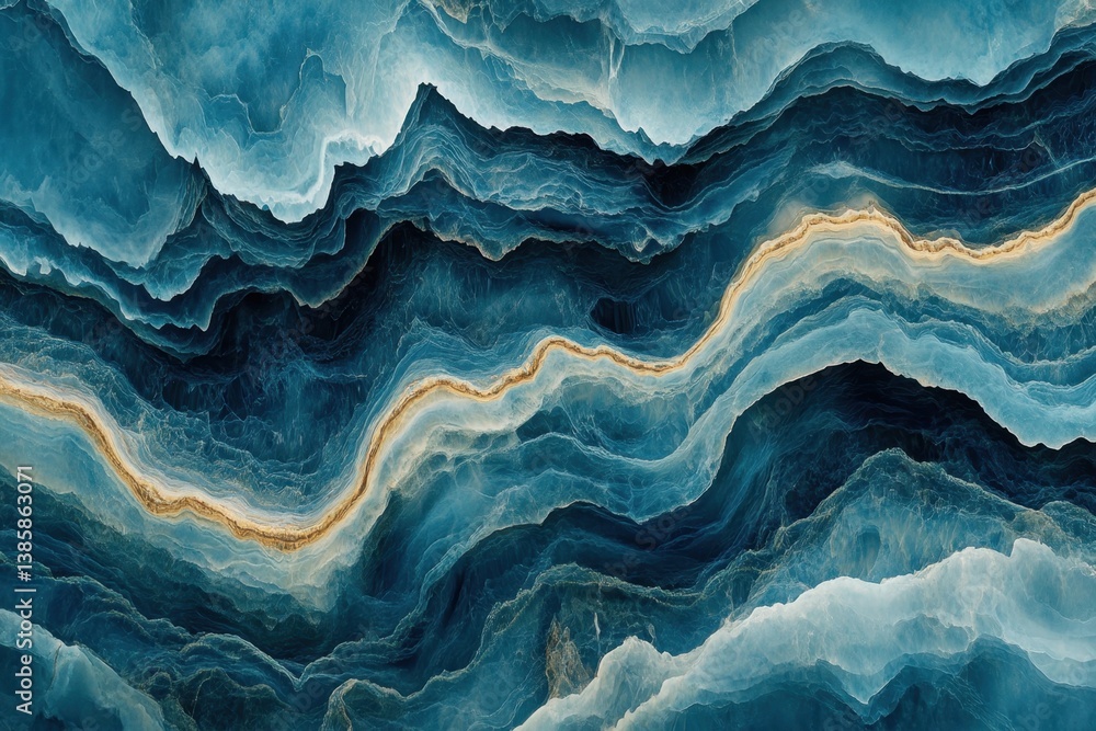 Abstract Blue and Gold Mineral Veins Pattern Background Capturing Natural Stone Texture and Geological Formation for Artistic Design and Decoration Abstract Blue and Gold Mineral Veins Pattern Background Capturing Natural Stone Texture and Geological Formation for Artistic Design and Decoration