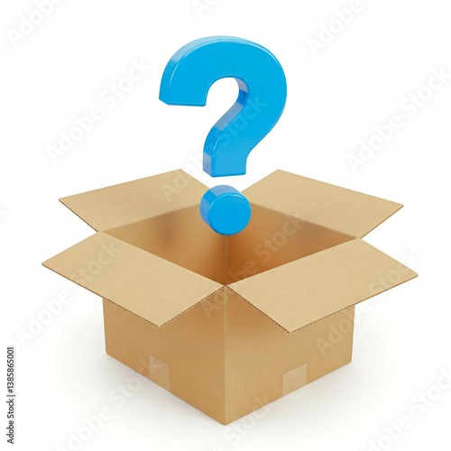 question mark in box