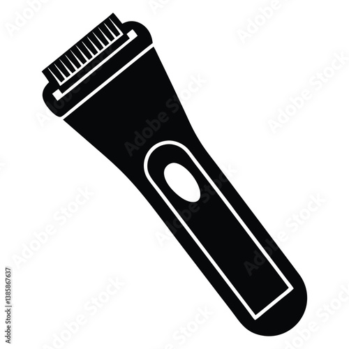 electric shaver isolated on white background