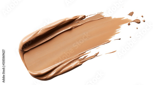 Wallpaper Mural Light Brown Foundation Makeup Swatch on Transparent Background, PNG Torontodigital.ca