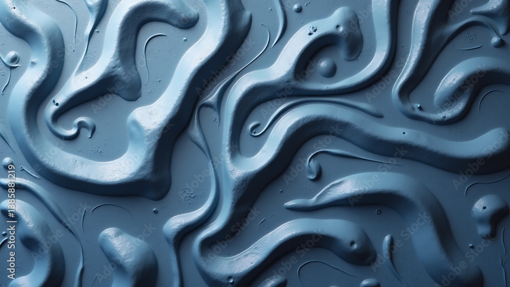 Obraz premium abstract blue plastic background 