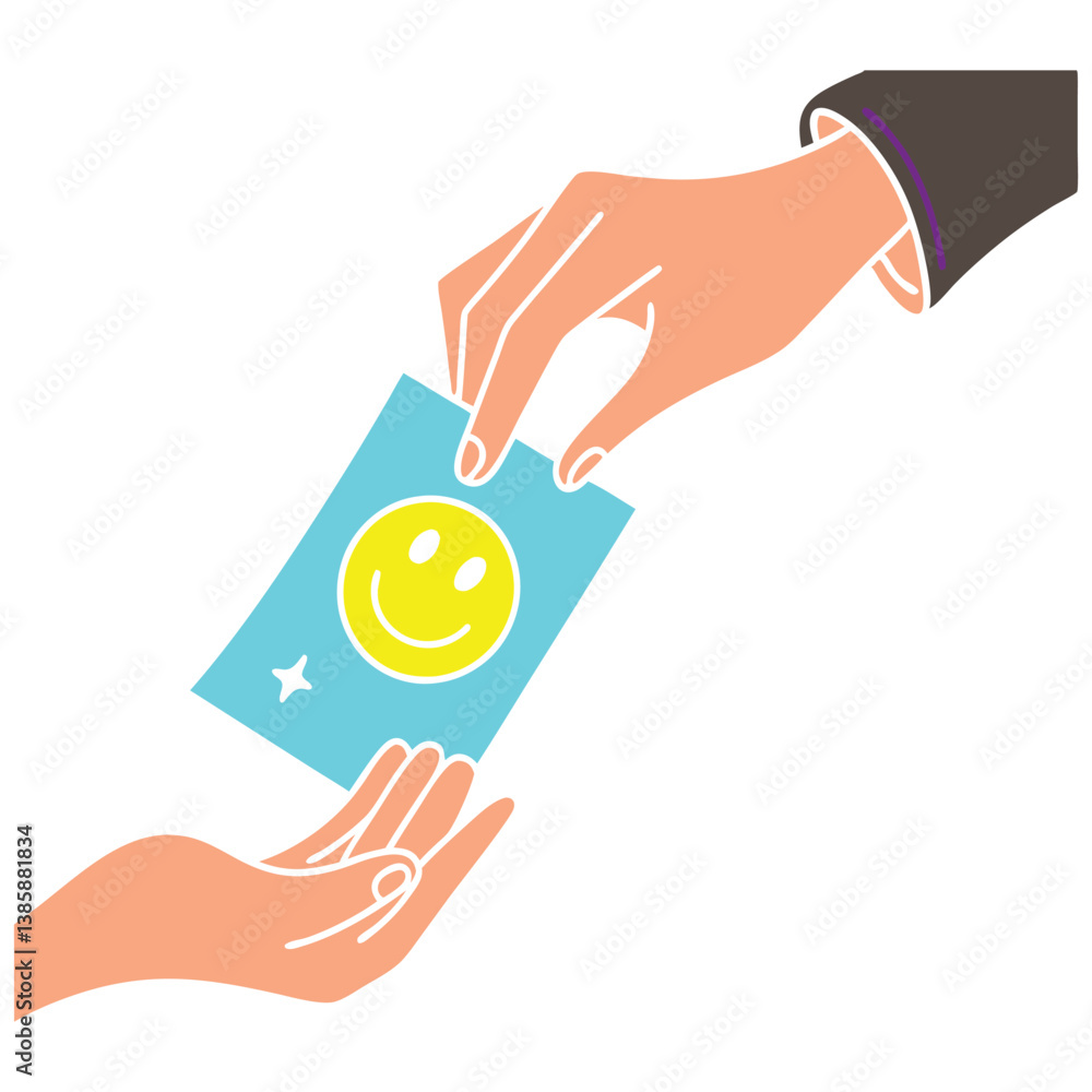 Fototapeta premium hand holding a credit card, Set of hands holding plastic credit card. Different gestures. Wireless payment concept. Online pay, Credit card money financial security for online shopping or online 