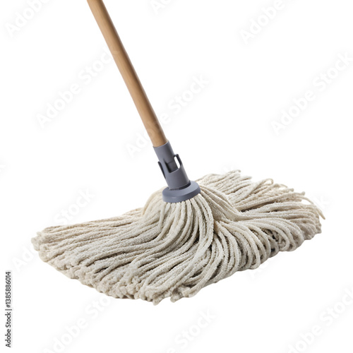 String Mop: Cleaning Supplies isolated on transparent background