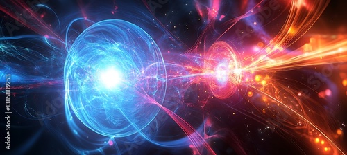 Wallpaper Mural Concept art of a wormhole appearing in the void, glowing with intense energy and warping space around its entrance.

 Torontodigital.ca