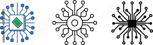 Circuit Board Designs Microchip, Connections, Technology, Network, System, Integration, Nodes, Price