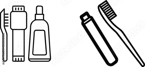 Oral Hygiene Kit Toothbrush, Toothpaste, Mouthwash, and Tongue Cleaner