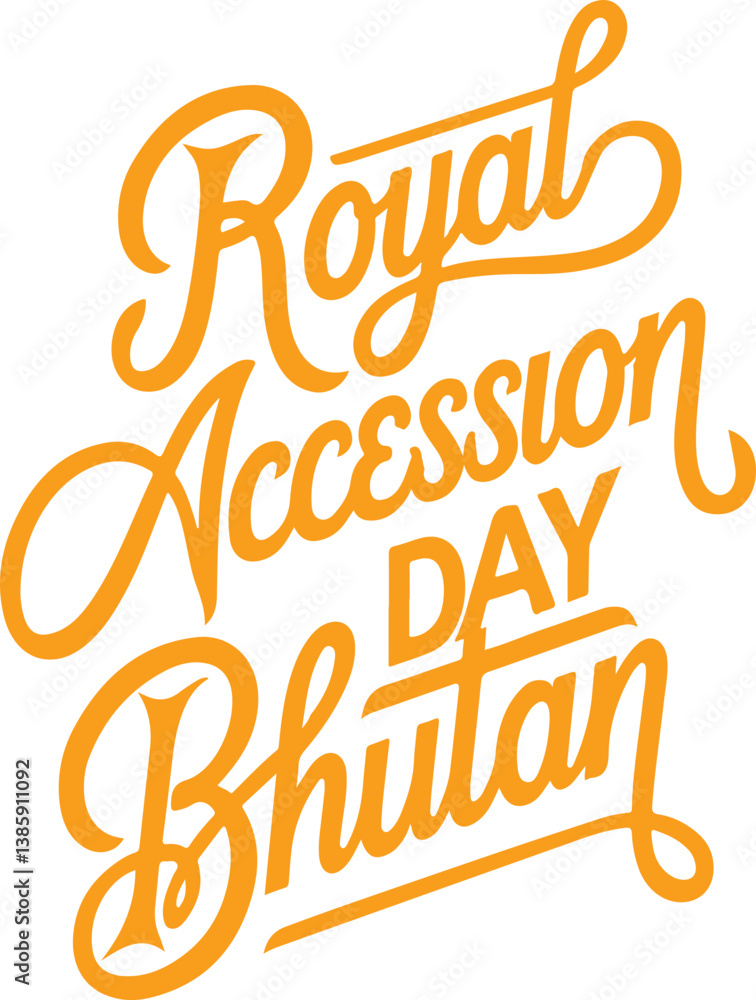 Fototapeta premium Royal Accession Day Bhutan.