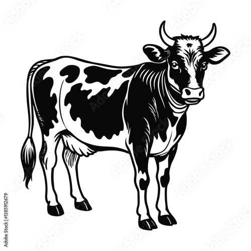  cow silhouette 