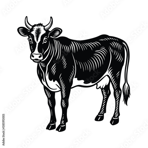  cow silhouette 