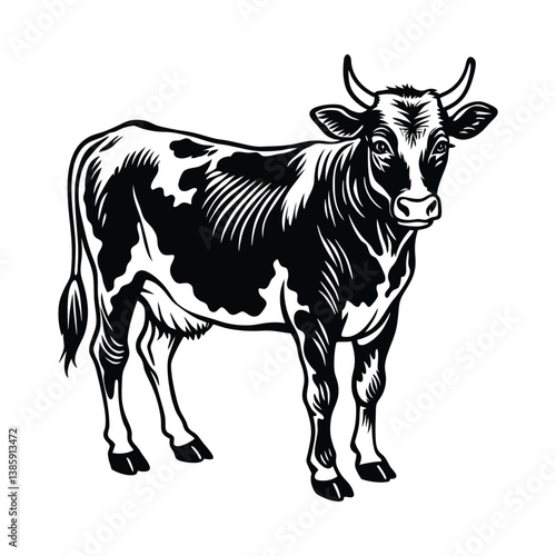  cow silhouette 