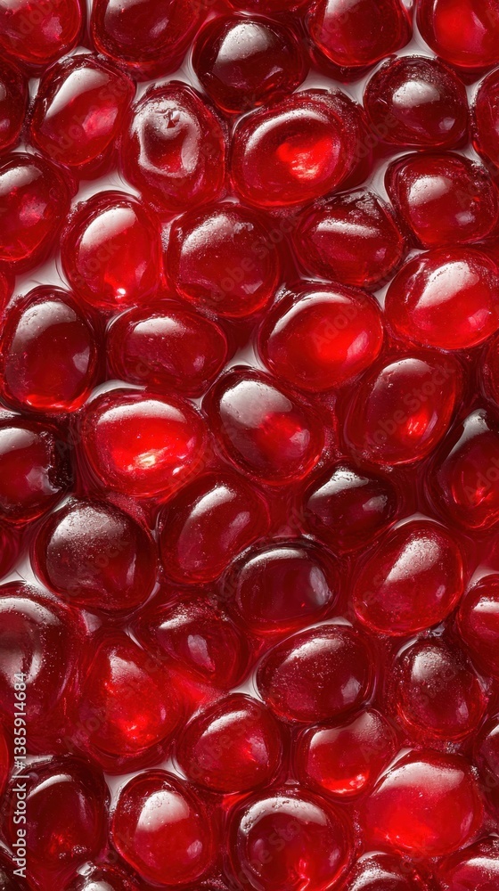 Vibrant close up of fresh ripe pomegranate seeds showcasing their juicy texture and rich red color creating a healthy and delicious visual treat Vibrant close up of fresh ripe pomegranate seeds showcasing their juicy texture and rich red color creating a healthy and delicious visual treat