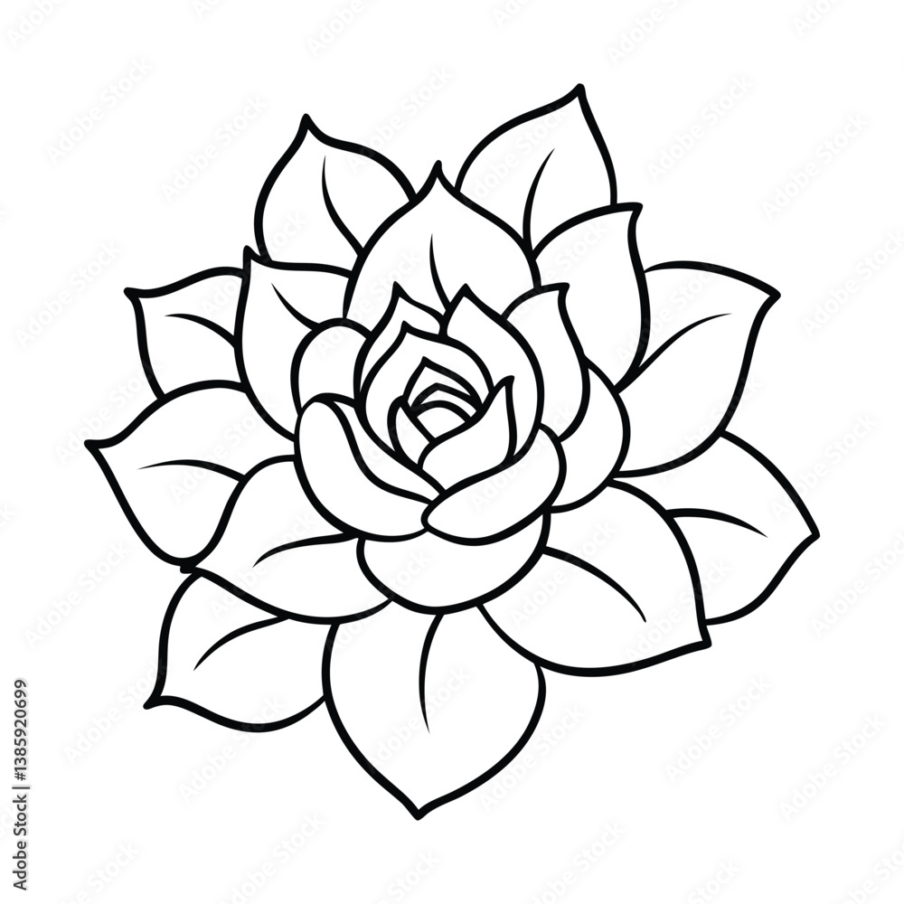 vector illustration of a flower vector illustration of a flower