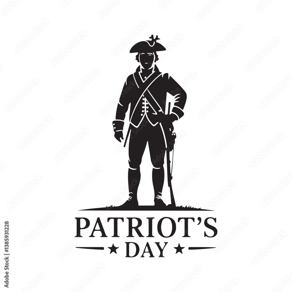 patriot day typography silhouette vector patriot day typography silhouette vector