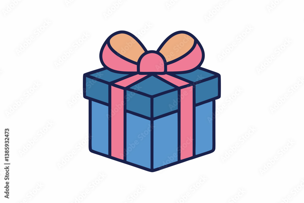 gift box isolated on white background gift box isolated on white background