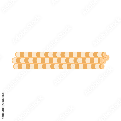 Collagen fibers. Vector illustration.