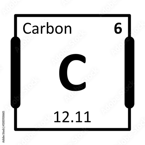 Carbon Bold Black Icon