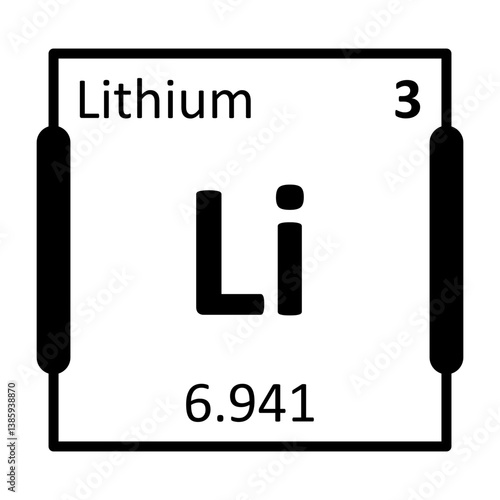 Lithium Bold Black Icon
