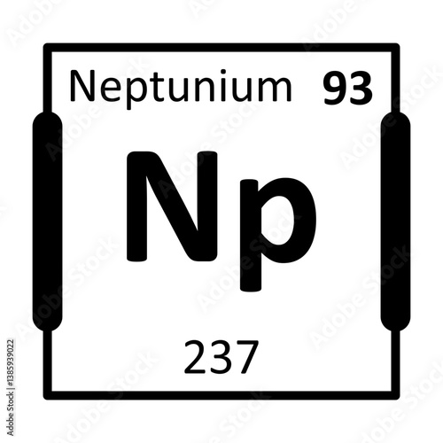 Neptunium Bold Black Icon