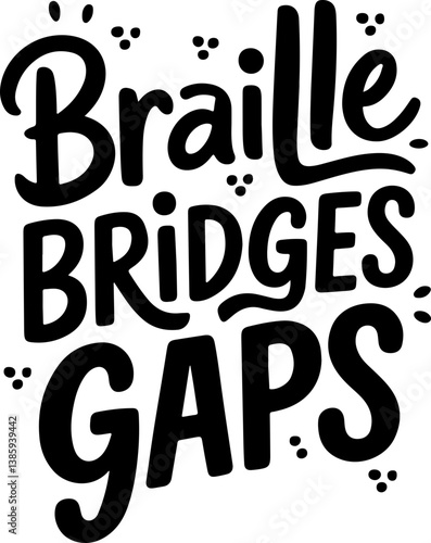 Braille Bridges Gaps A Captivating, Immersive Design for Inclusivity.