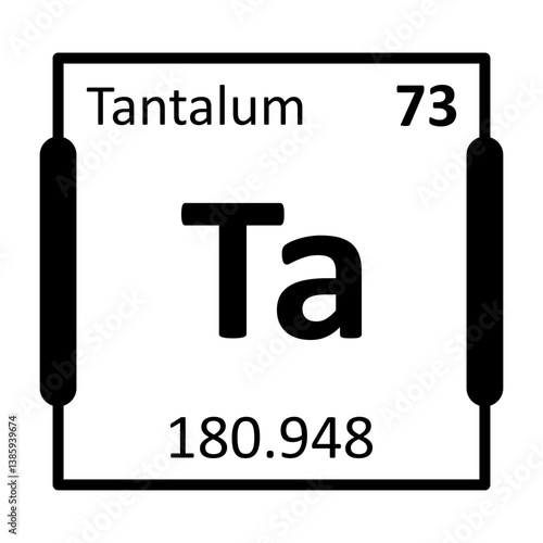Tantalum Bold Black Icon