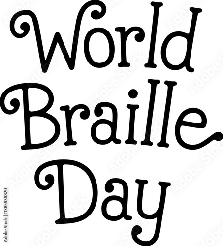 World Braille Day.