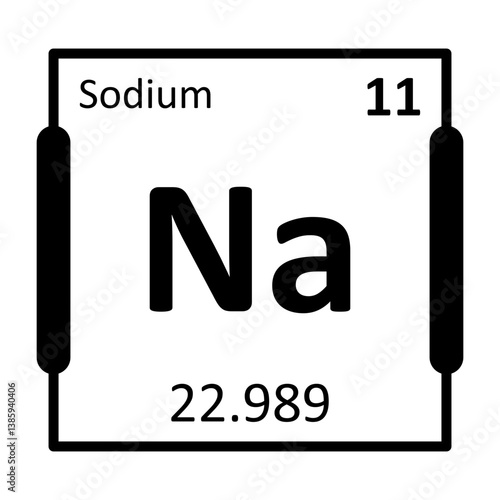Sodium Bold Black Icon