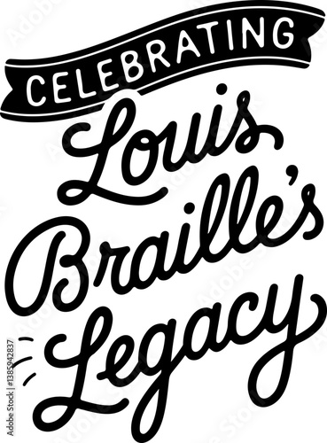 Celebrating Louis Braille's enduring legacy A timeless tribute to his invention.