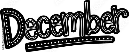 December Hand Lettering.