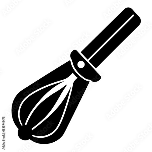 Garlic press silhouette illustration
