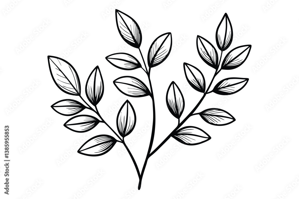 minimalist botanical line drawing minimalist botanical line drawing