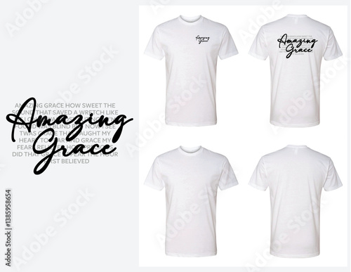 amazing grace lyrics shirt concept