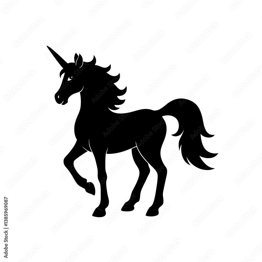 Fototapeta premium horse silhouette vector