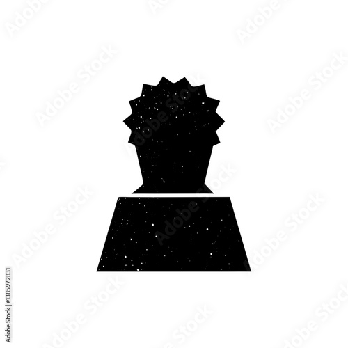 black chess pawn