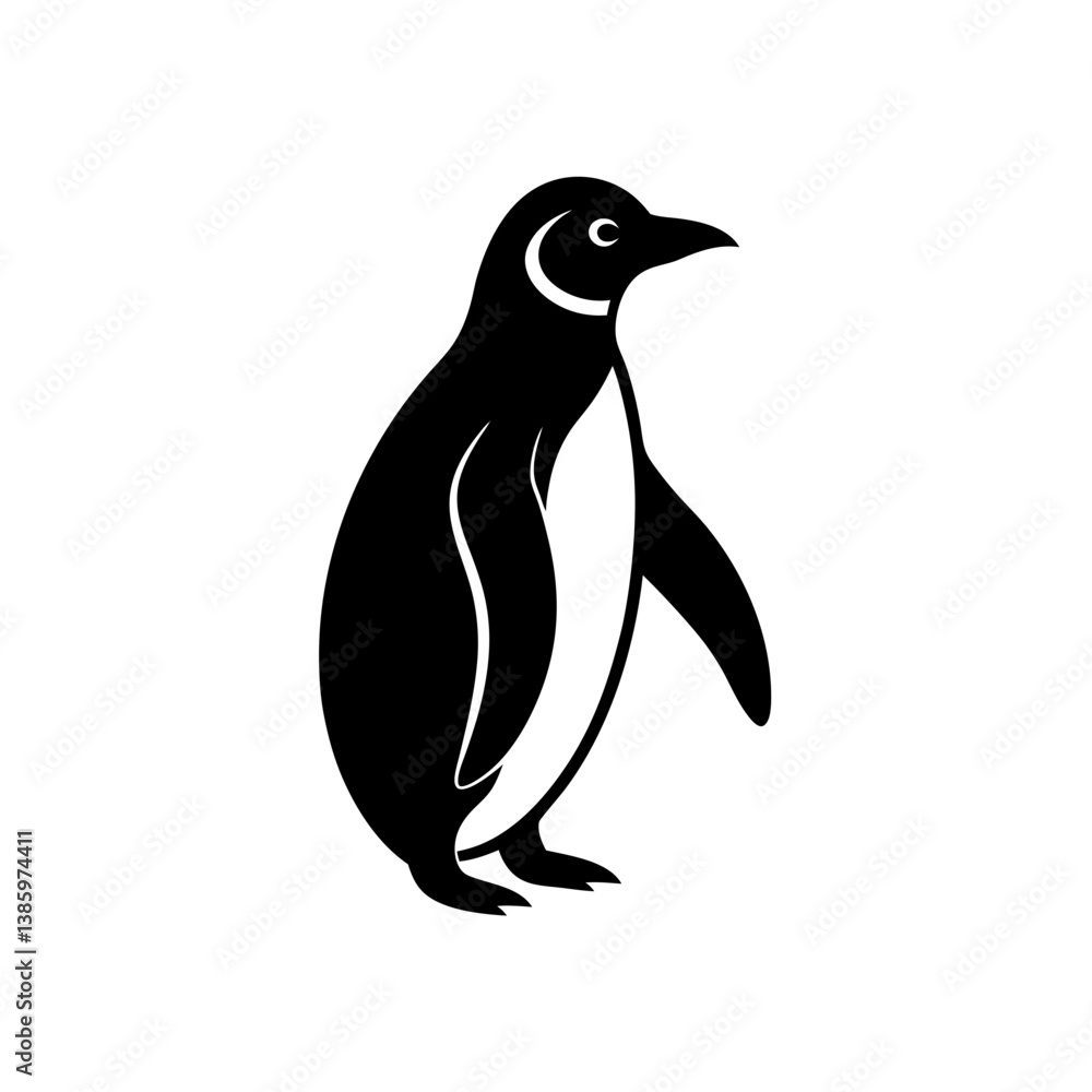 Naklejka premium penguin vector illustration