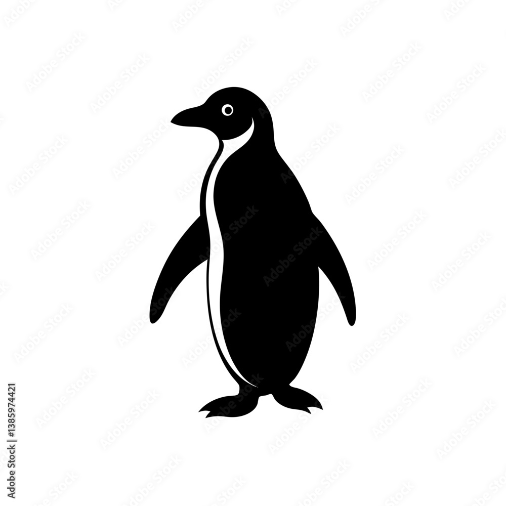 Fototapeta premium penguin vector illustration