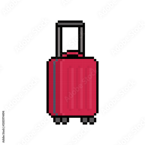 travel case icon pixel art