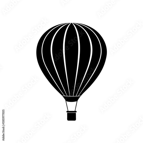 hot air balloon isolated